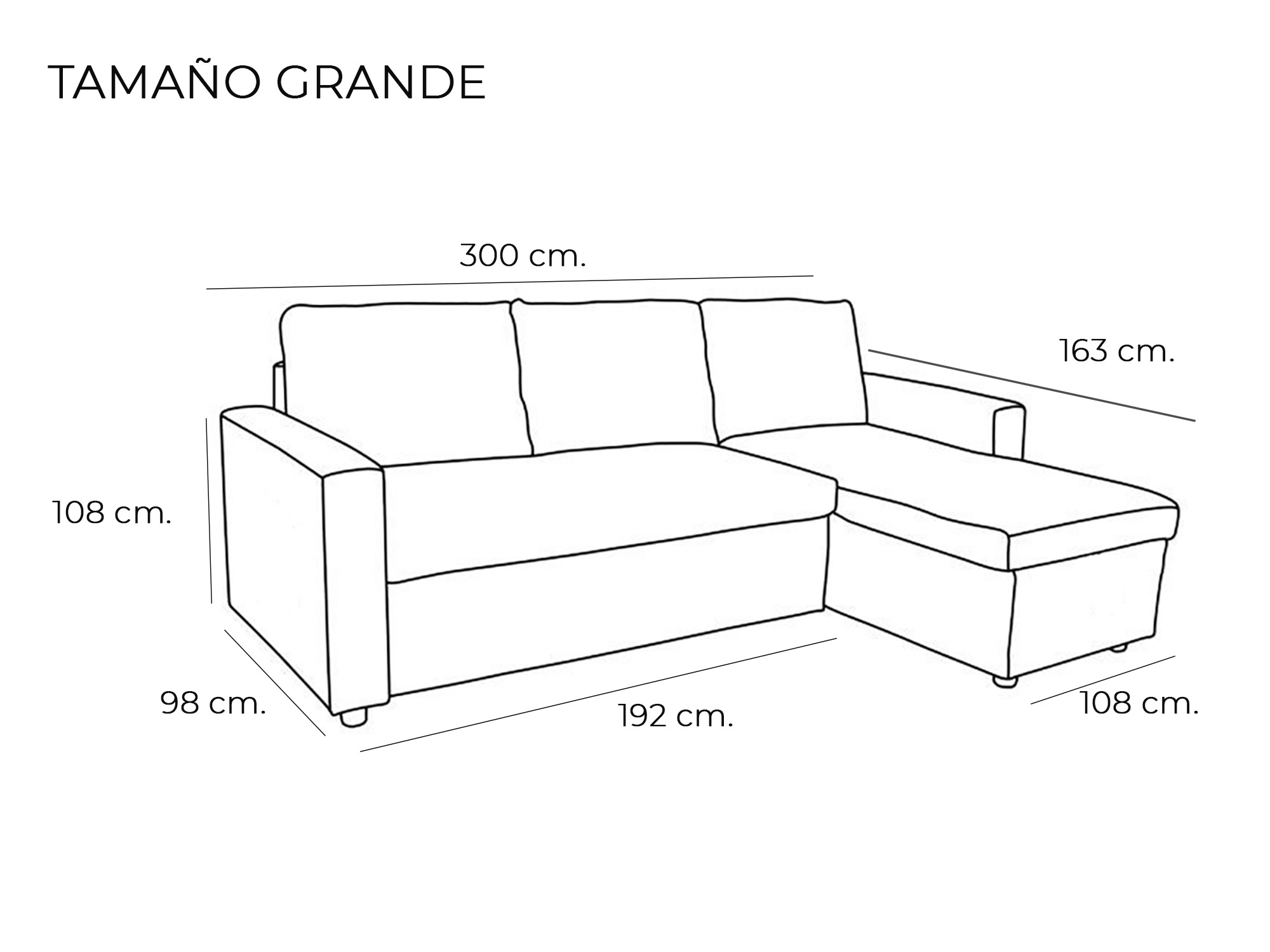comprar sofa chaiselongue